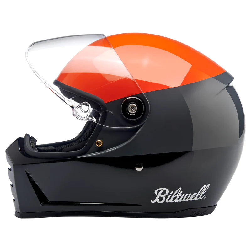 LANE SPLITTER ECE R22.05 HELMET - PODIUM GLOSS ORANGE/GREY/BLACK