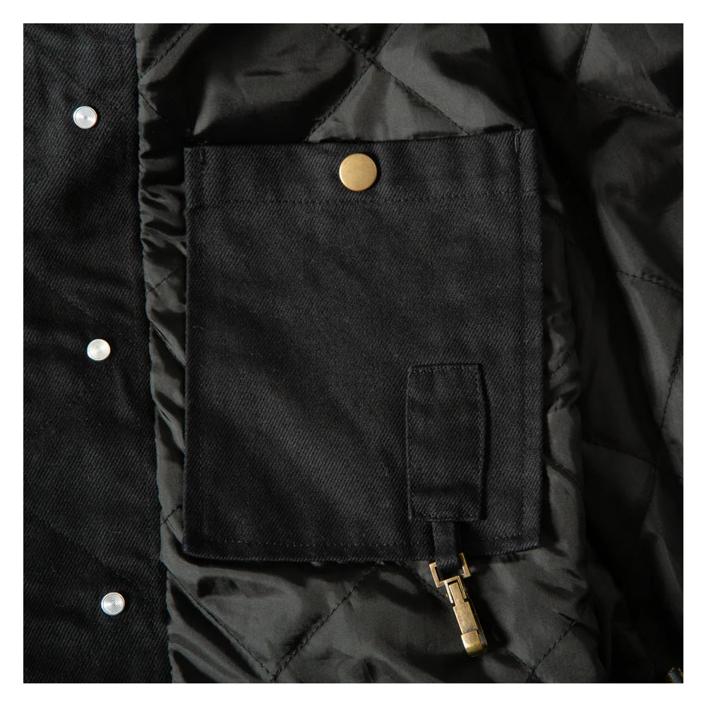Loser Machine Kingsway Denim Vest Black