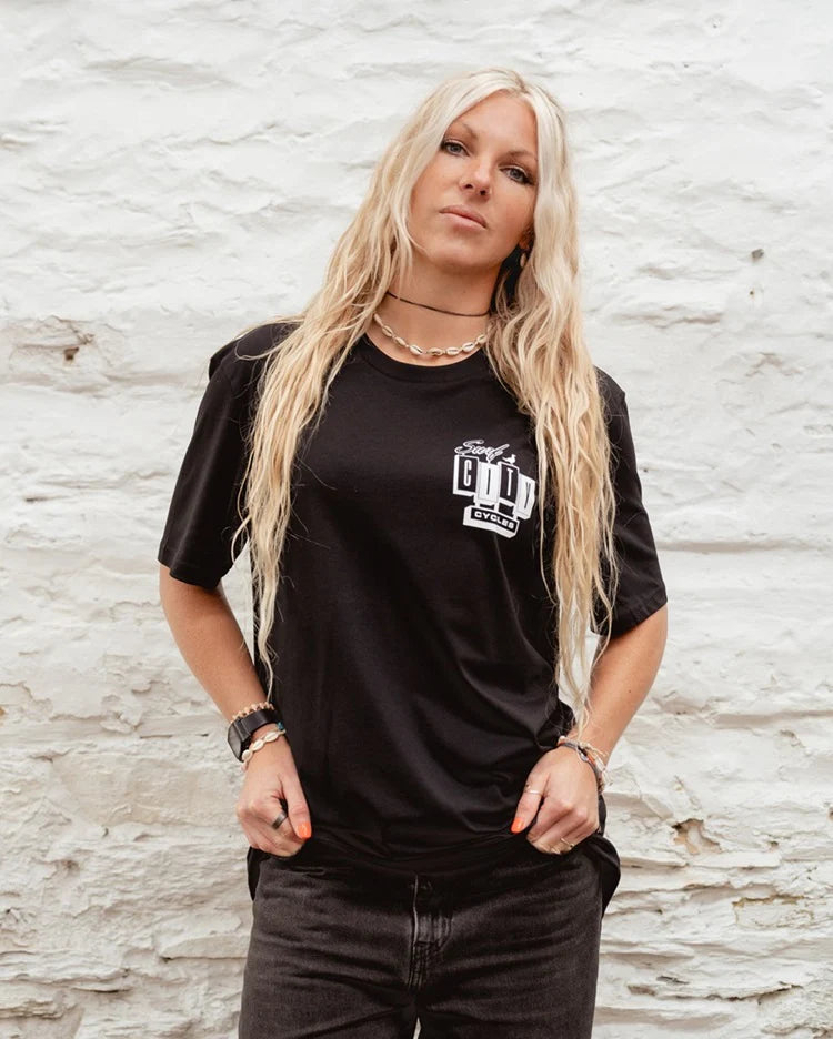 SURF CITY CYCLES SHORT SLEEVED T SHIRT