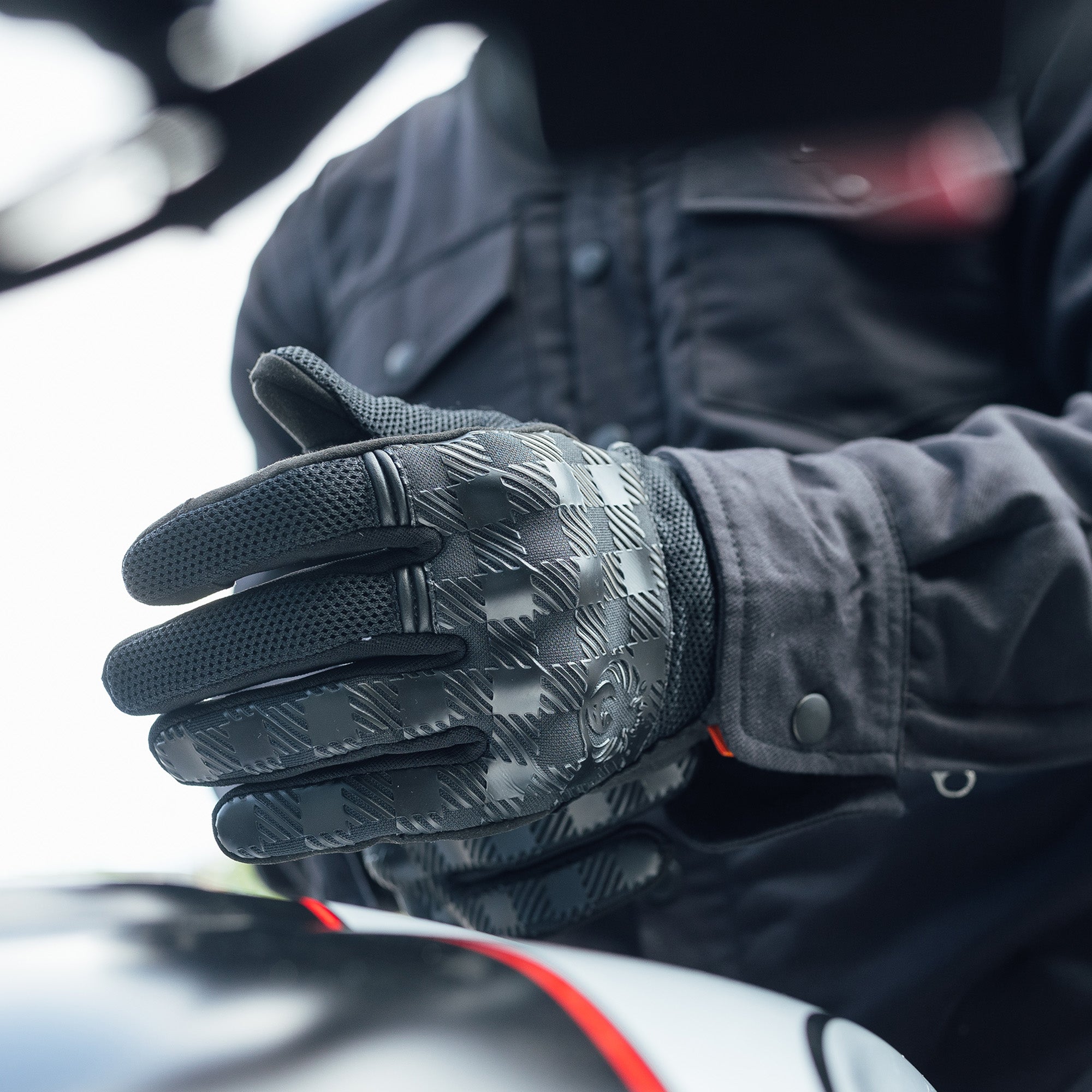 Merlin Barrett mesh D3O® glove black