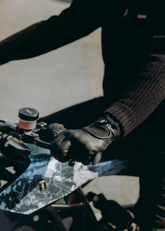 Hedon Gloves Hands of Craft Black Leather Gloves EN13594:2015 LEVEL 1 Protective motorbike