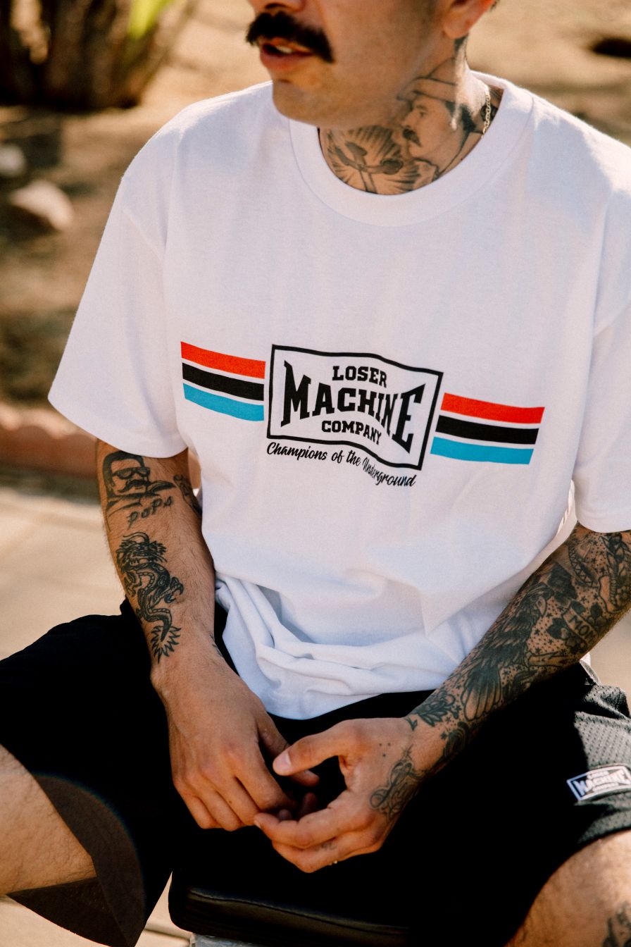 Loser Machine WARM UPS STOCK T-SHIRT