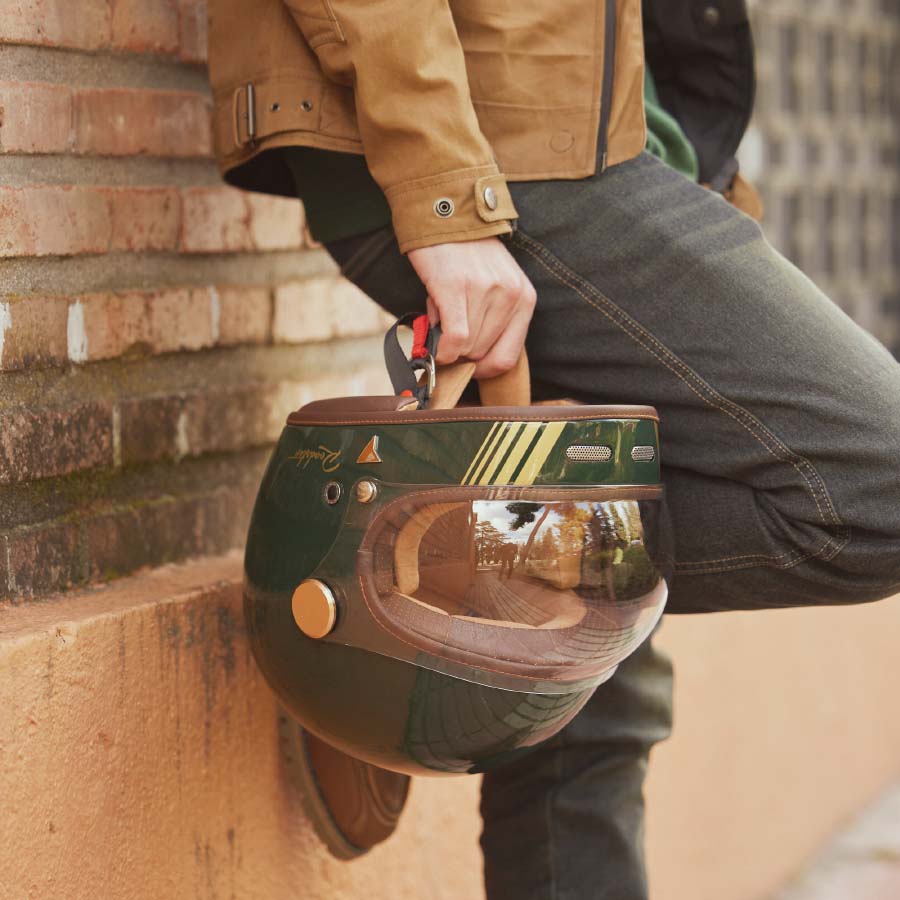 ByCity Roadster II Full Face Helmet - Dark Green R22.06
