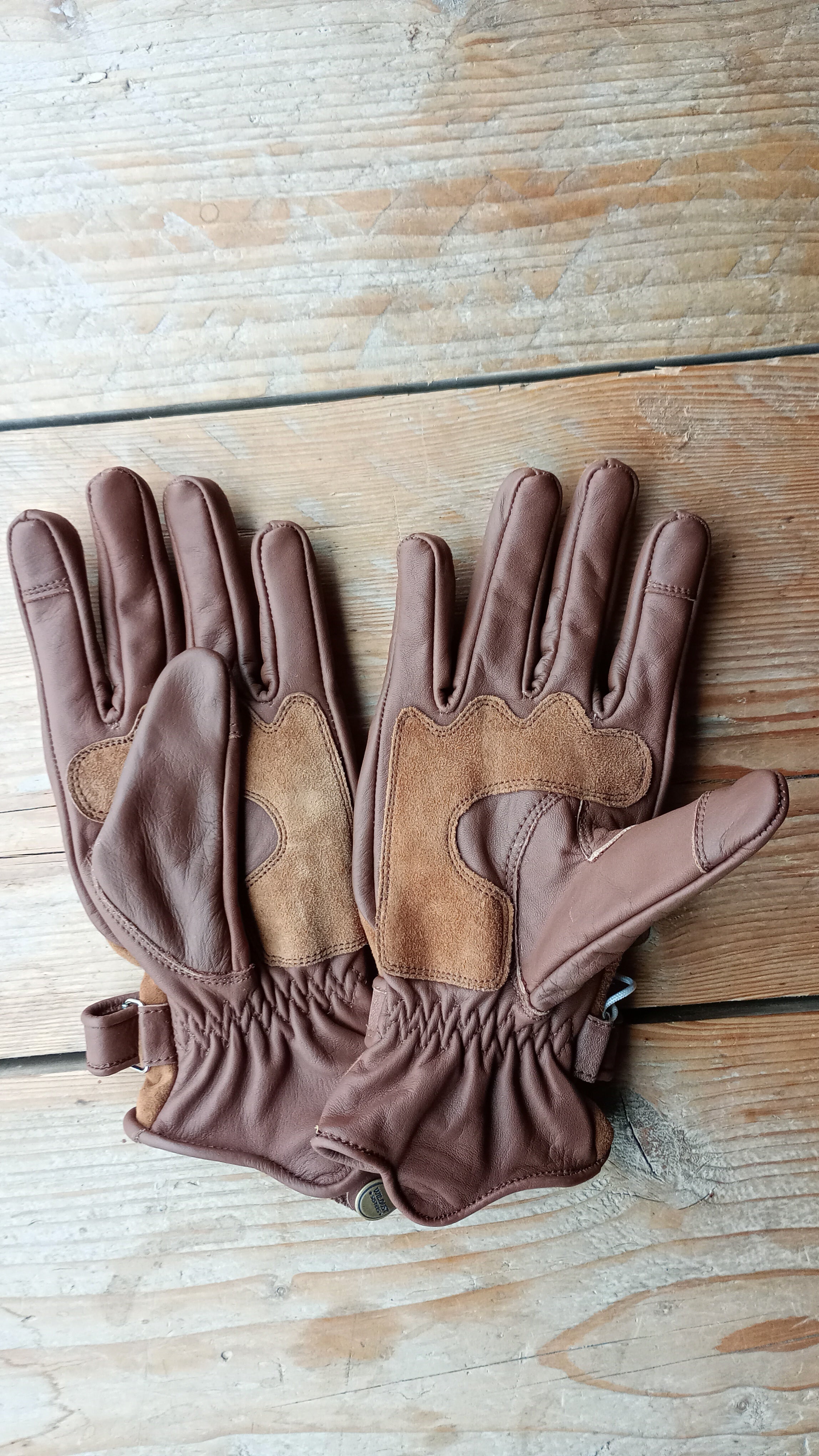 Wildust Sisters Arizona leather gloves BROWN