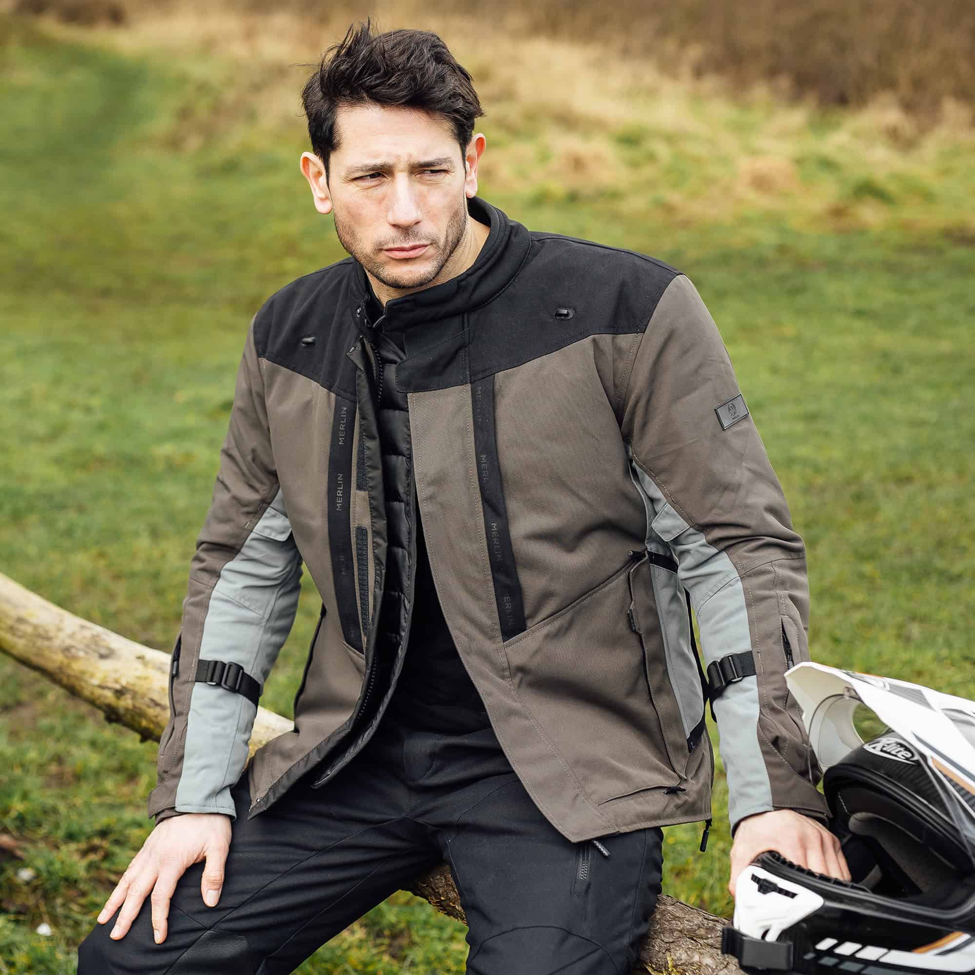 Merlin Borderlands Granite 2XL Men's Jacket D3O® armour and Cordura® CE AA Rated