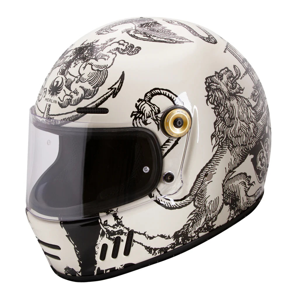 Merlin Revival Vintage Full Face Helmet