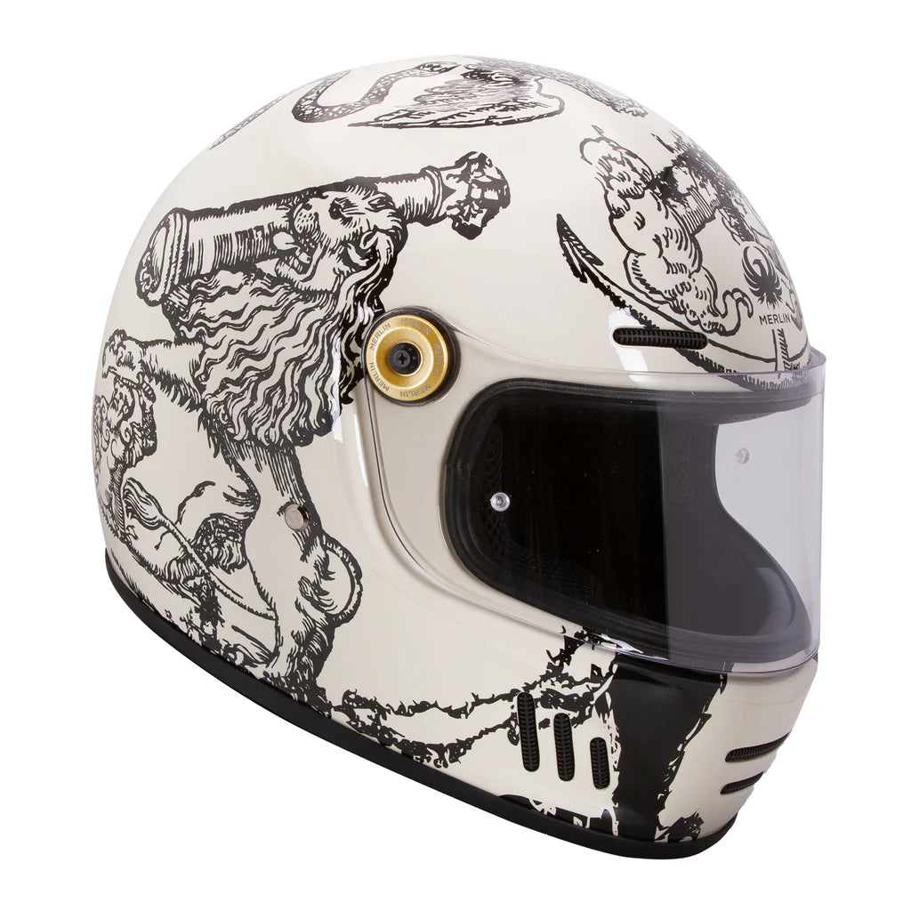 Merlin Revival Vintage Full Face Helmet