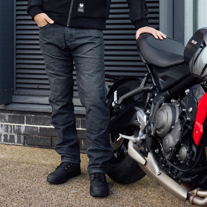 Merlin Mason Black WP Jean Built With Kevlar® AAA