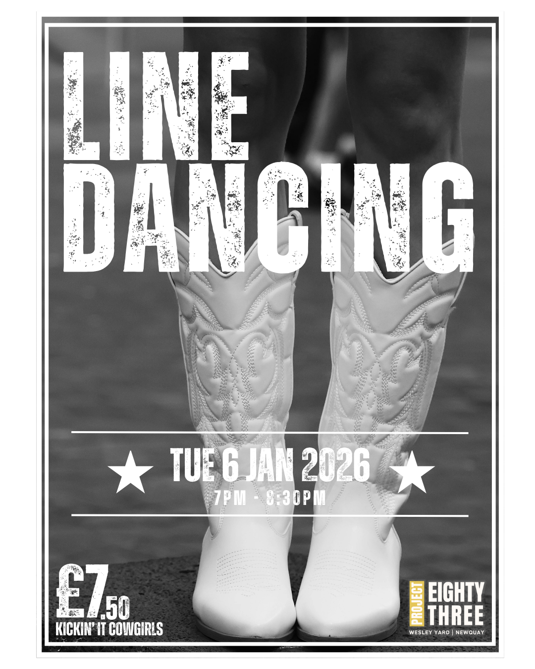 LINE DANCING TUESDAY 6 JAN 7pm