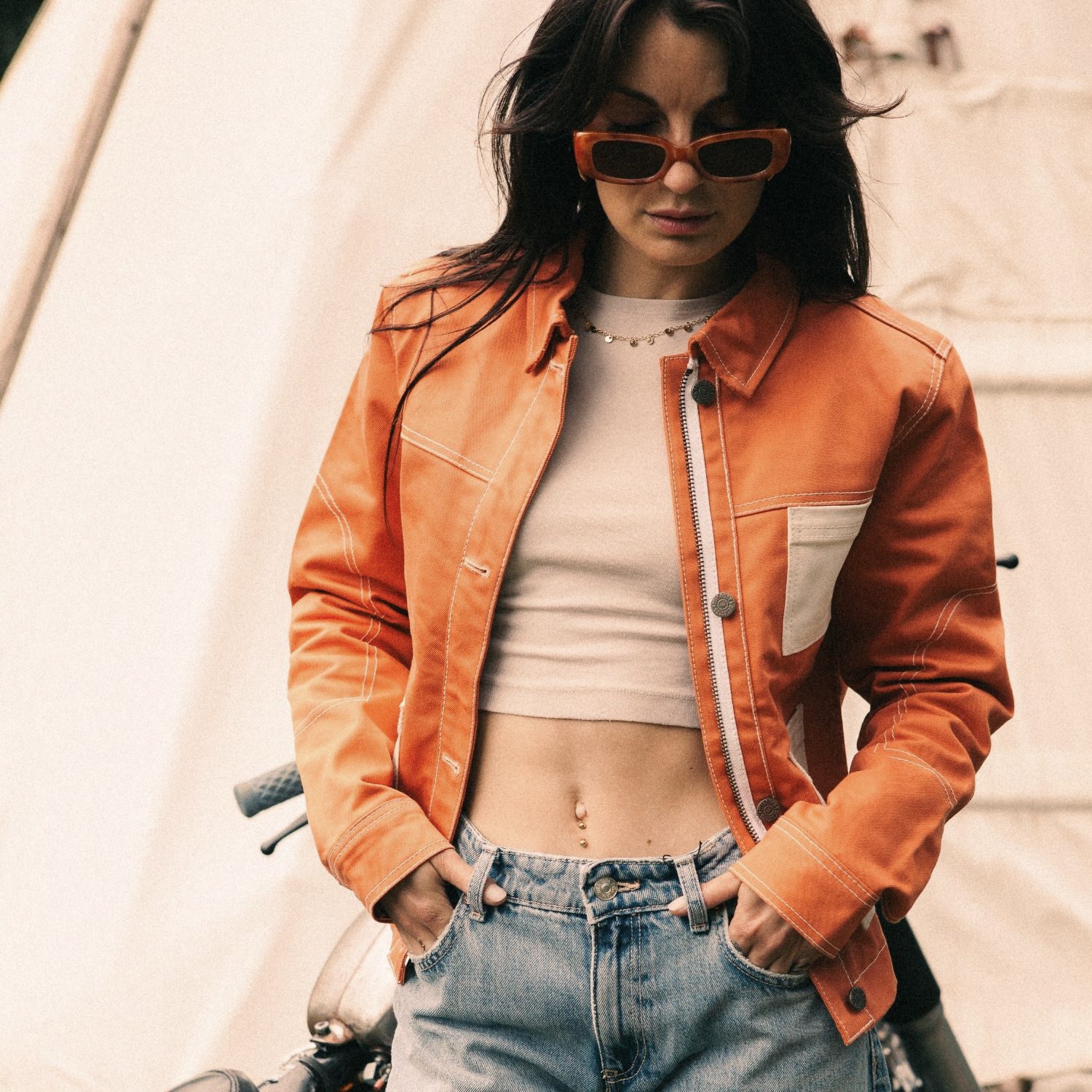 WILDUST SISTERS PIONEER ORANGE JACKET