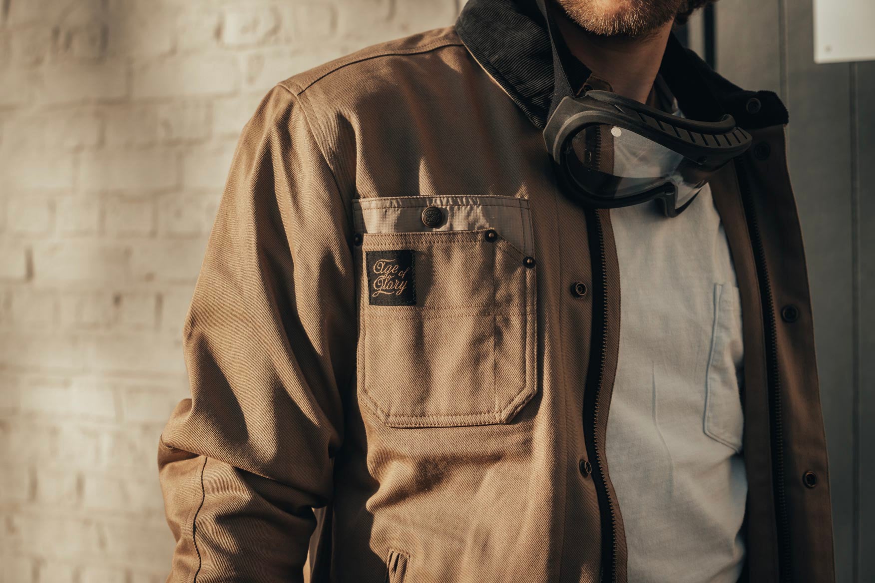 Age of Glory Runaway Riding Shirt Desert Khaki