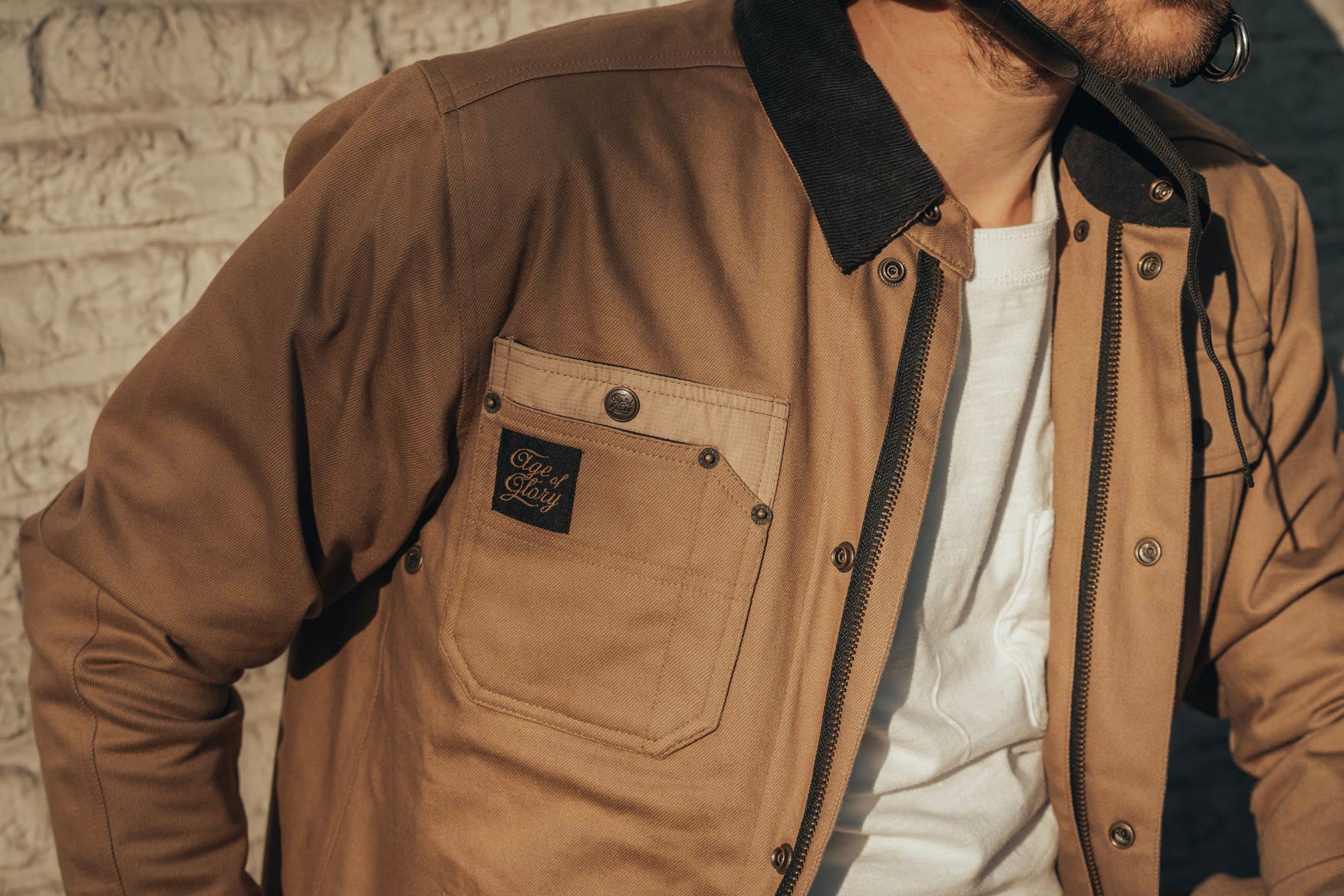 Age of Glory Runaway Riding Shirt Desert Khaki