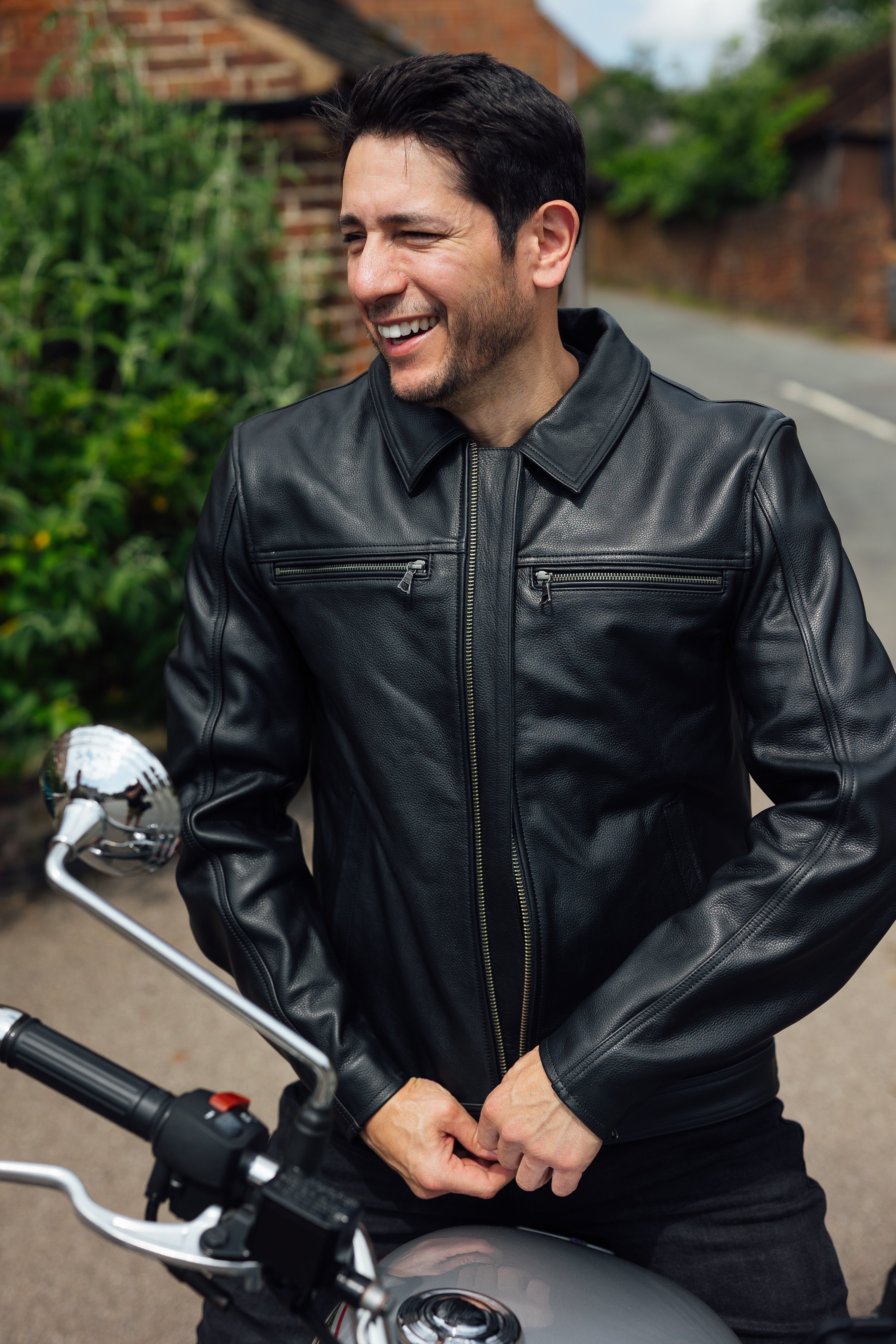 Merlin Kingsbury D3O AAA Black Leather Jacket