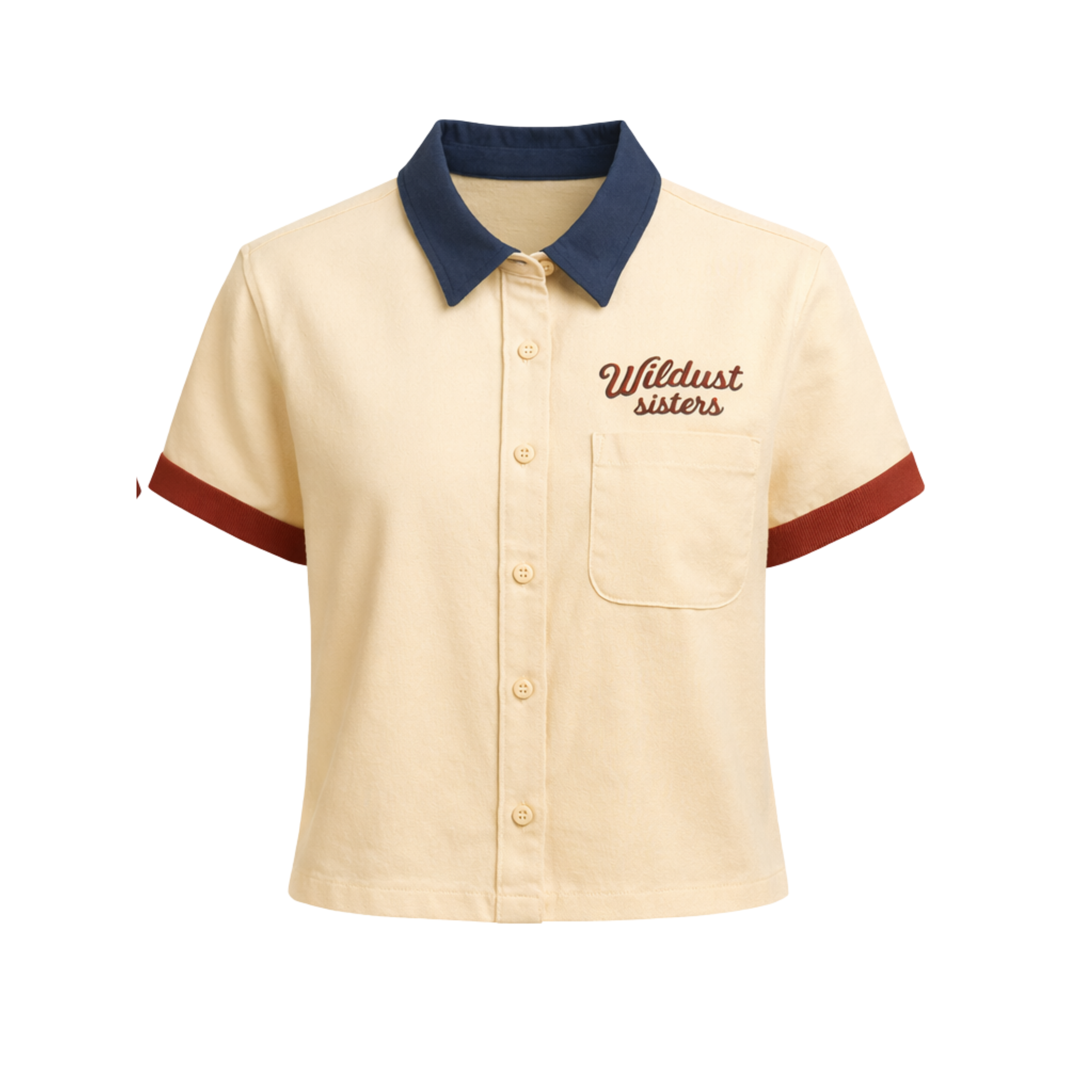 Wildust Sisters Scary Routine bowling shirt for ladies