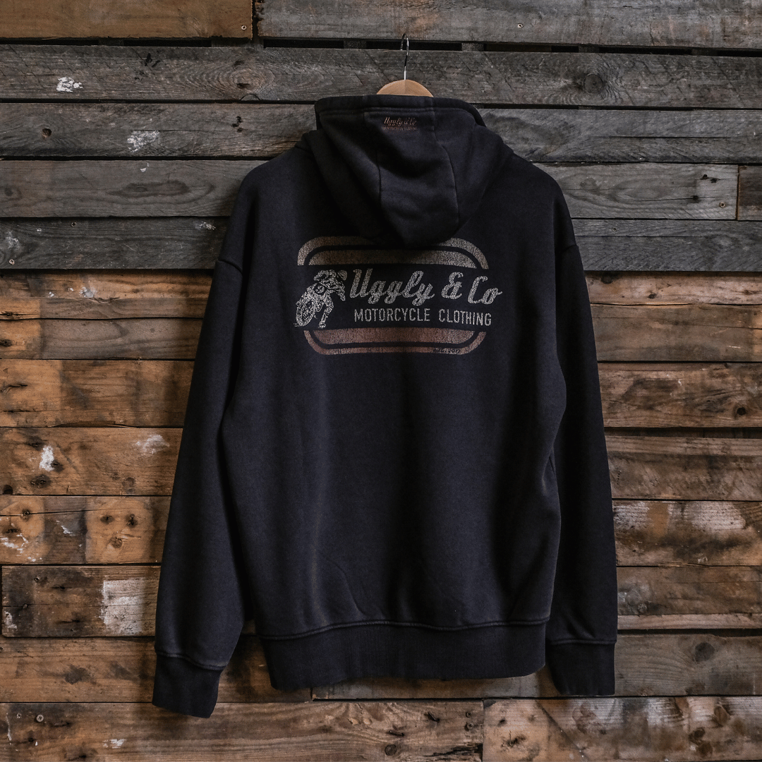 Black Flattrack Hoodie