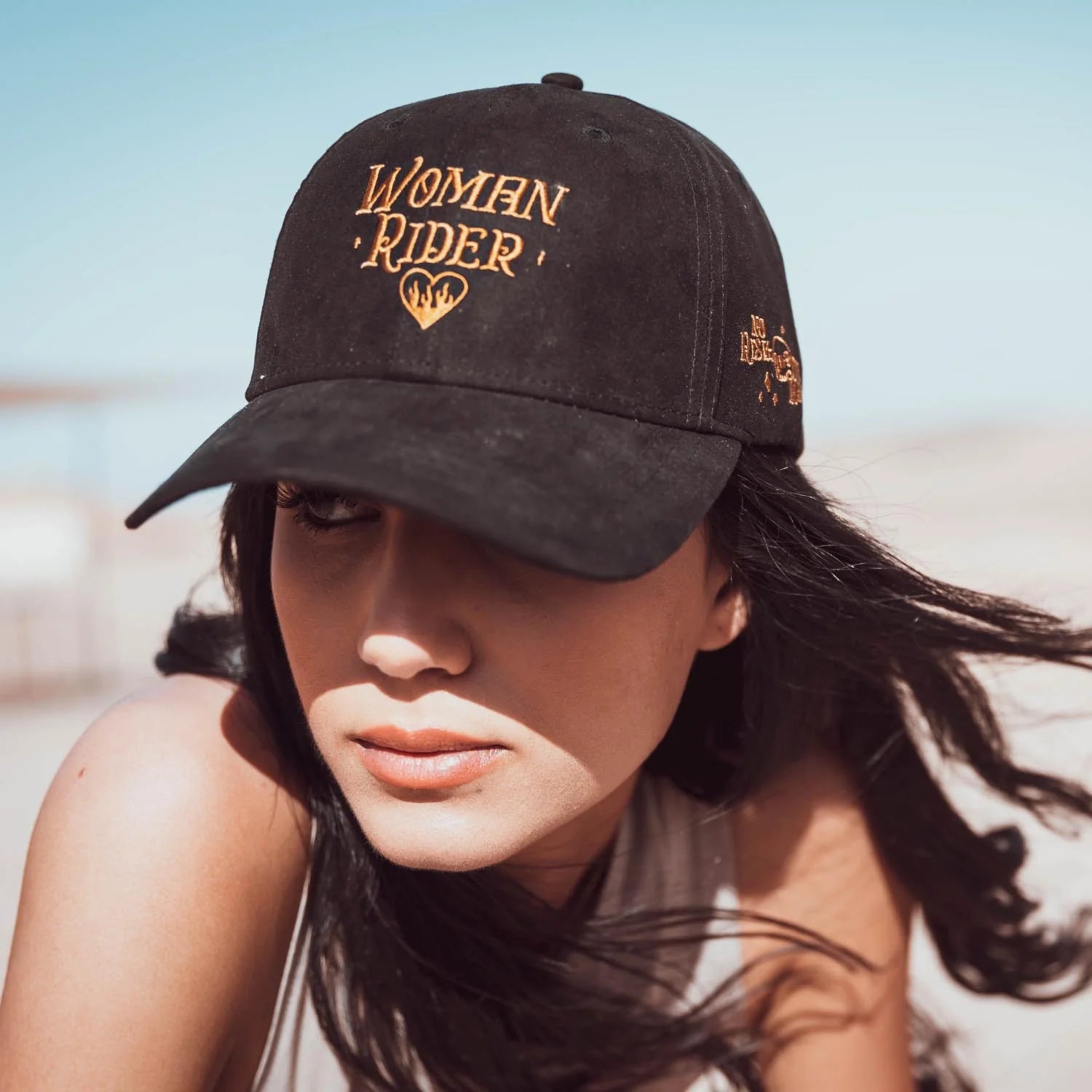 Wildust Sisters SUEDE CAP - WOMAN RIDER