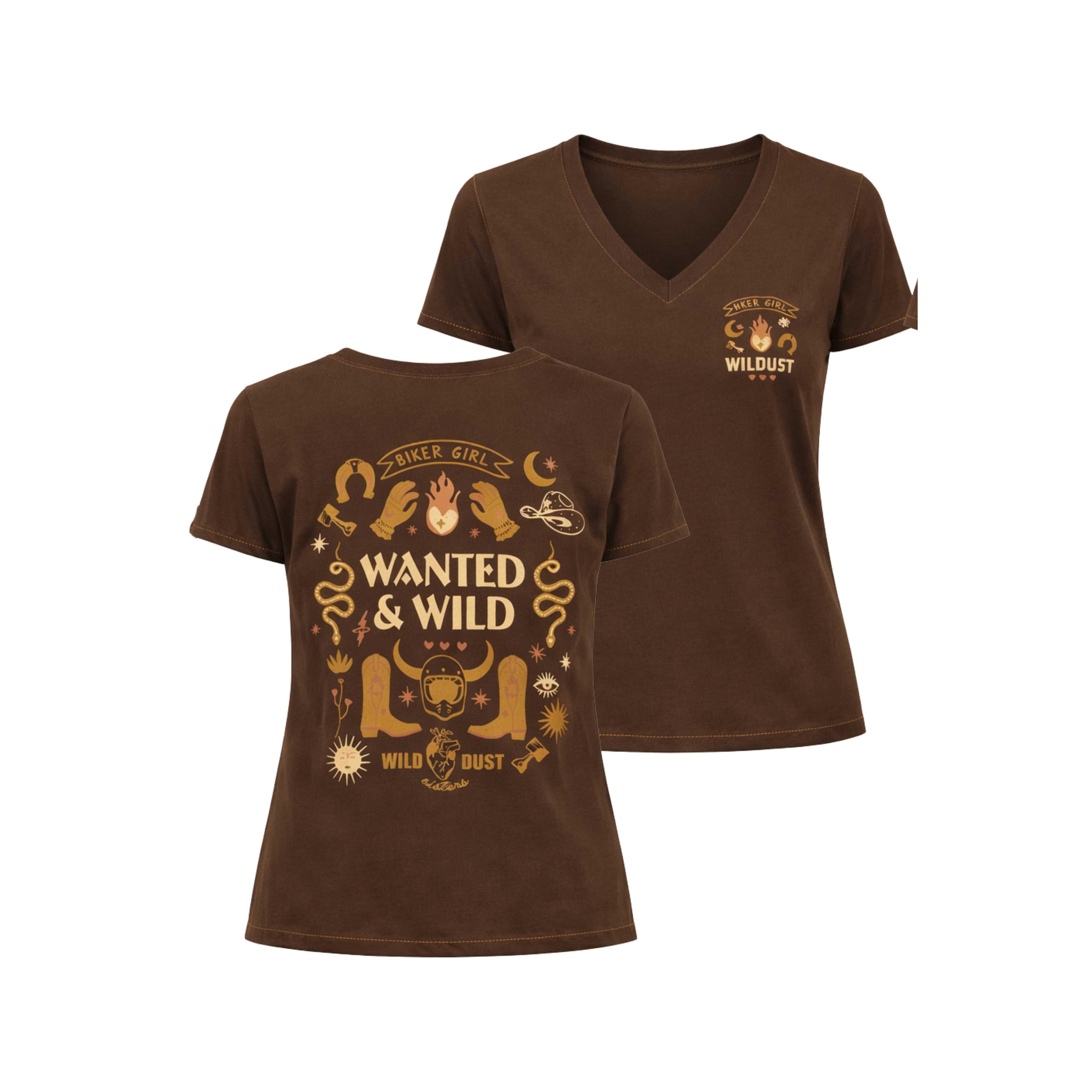 Wildust Sisters Wanted and Wild Tee
