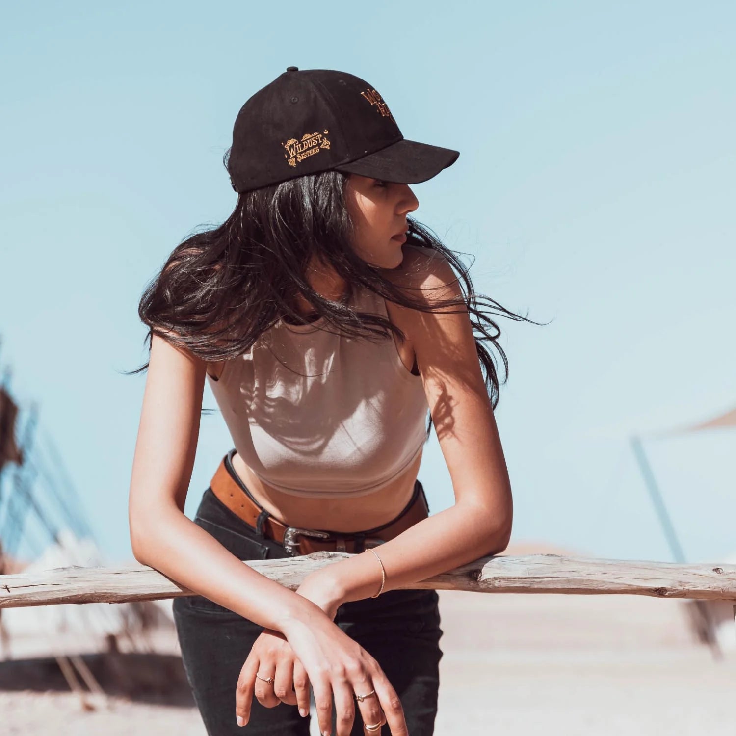Wildust Sisters SUEDE CAP - WOMAN RIDER