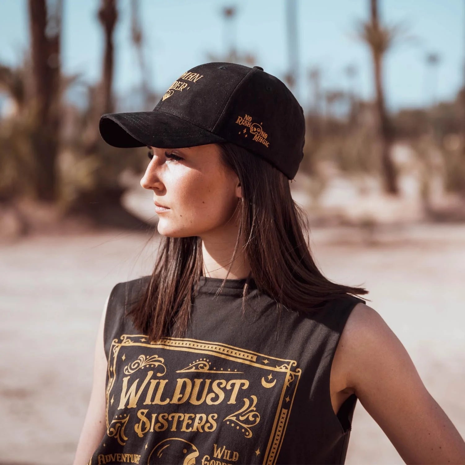 Wildust Sisters SUEDE CAP - WOMAN RIDER