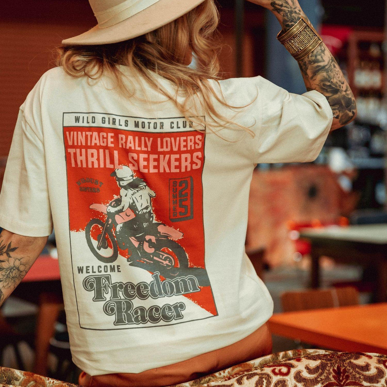 Wildust Sisters Freedom Racer Tee