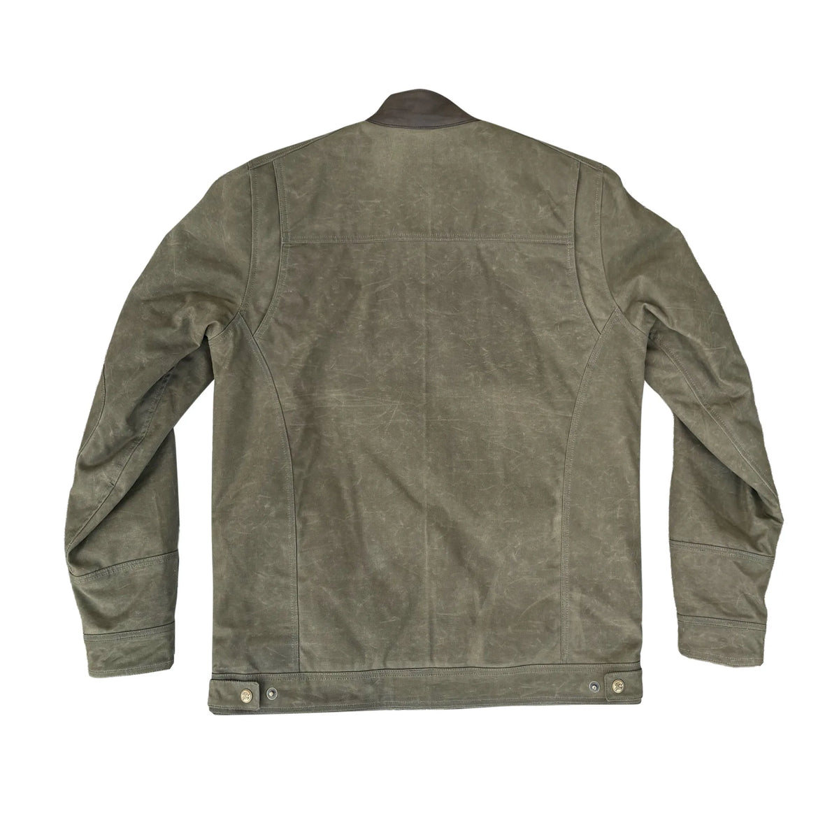 Age of Glory Escape Wax Men's Motorcycle Jacket Army Green