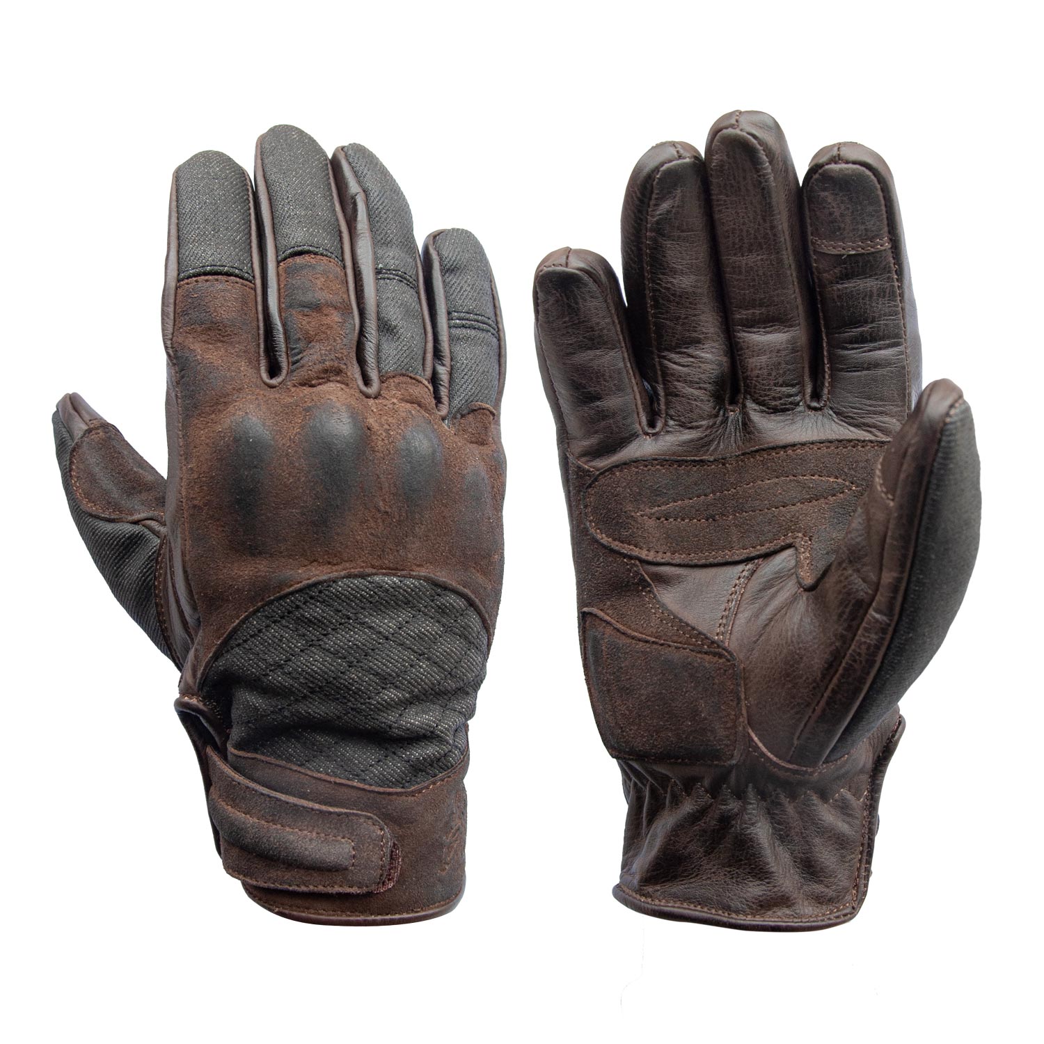 Age of Glory Shifter Gloves leather and Denim