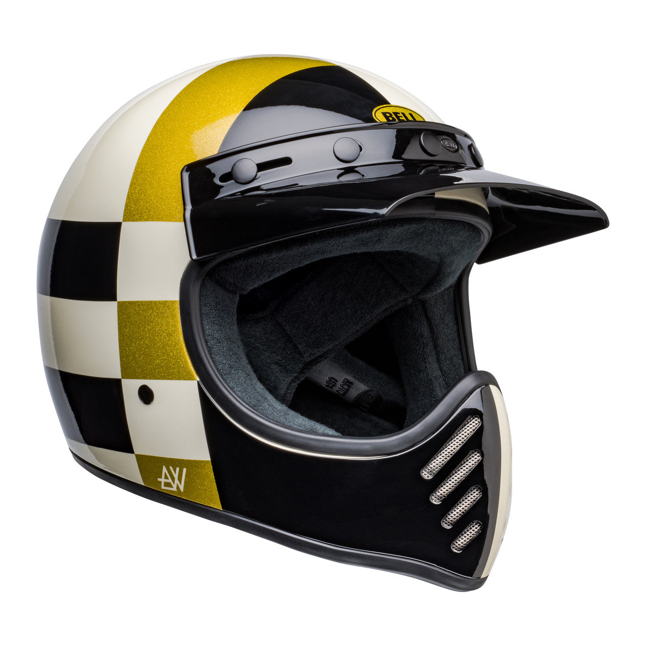 Bell Cruiser Moto-3 Adult Helmet (ATWYLD Orbit White/Black)