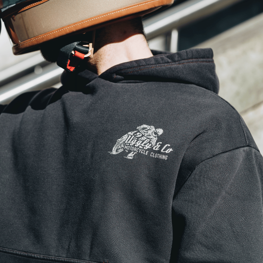 Black Flattrack Hoodie