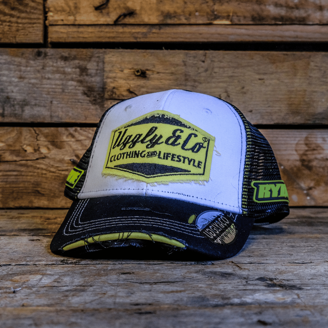 Black & White Diamond Trucker Hat x Kyle Ryde #1