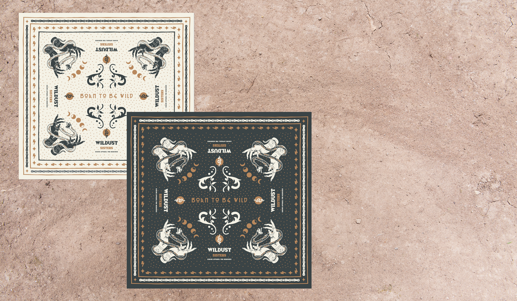 Wildust Sisters scarf BORN WILD