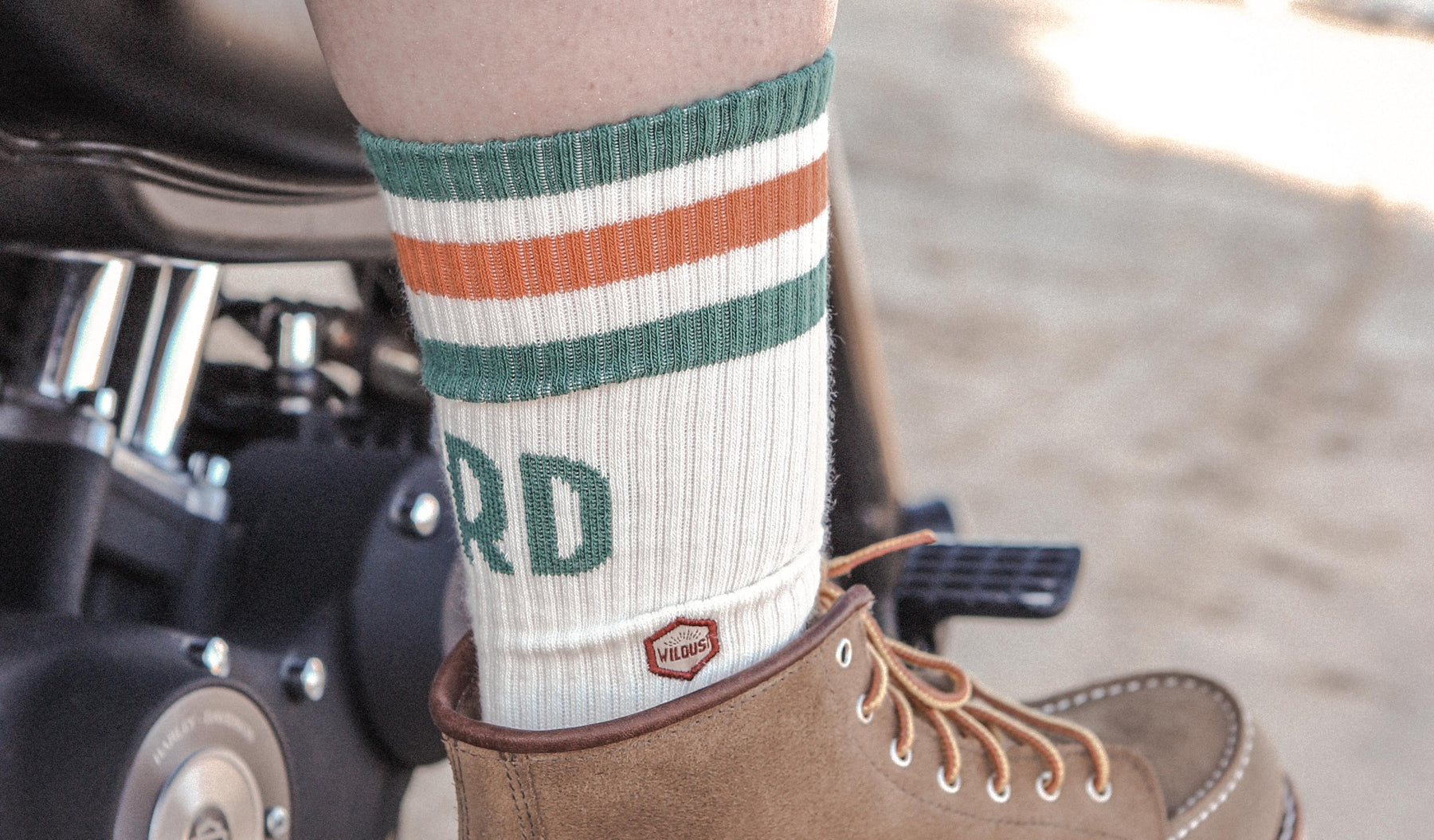 Wildust Sisters socks "RIDE HARD"