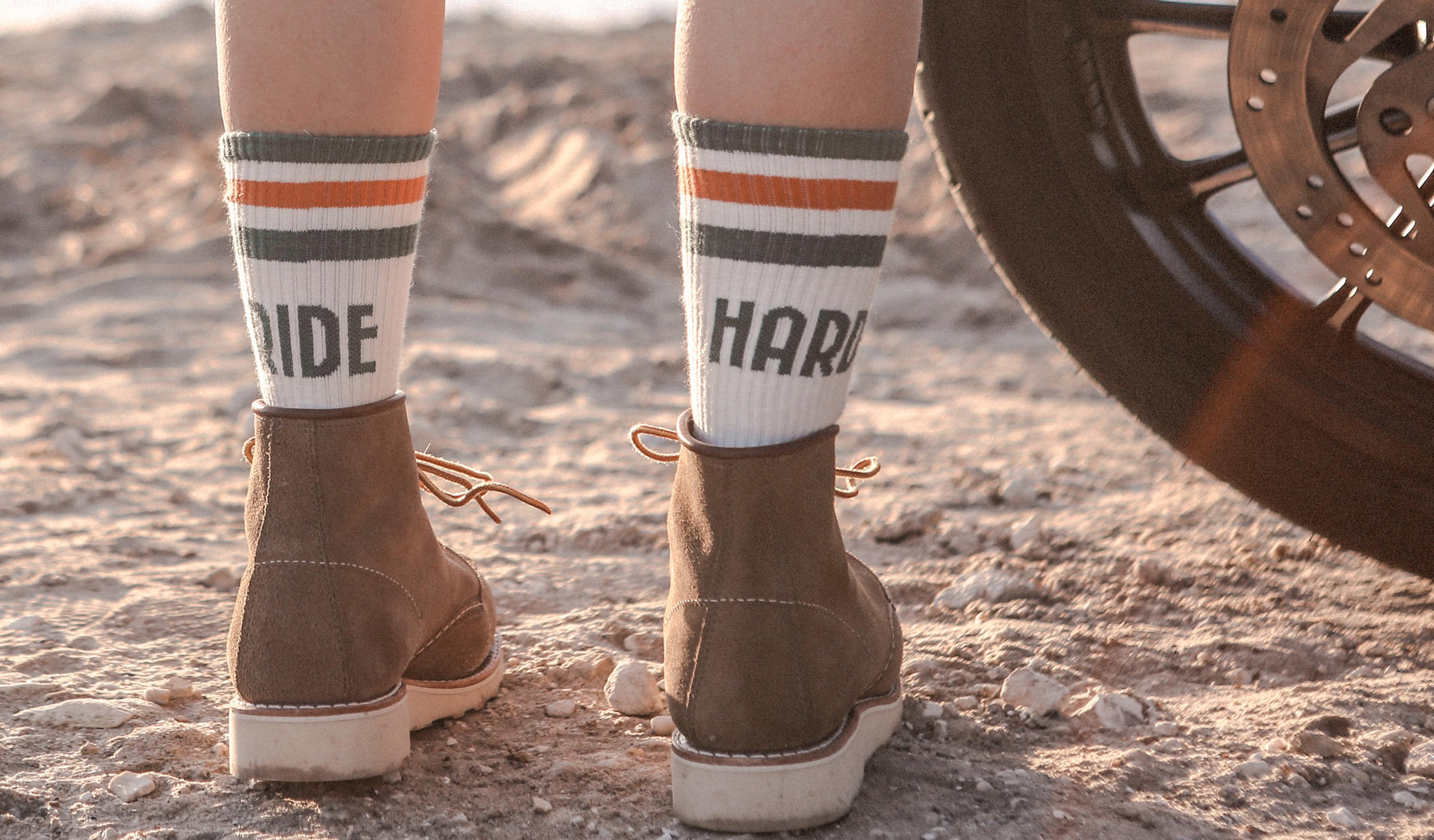 Wildust Sisters socks "RIDE HARD"