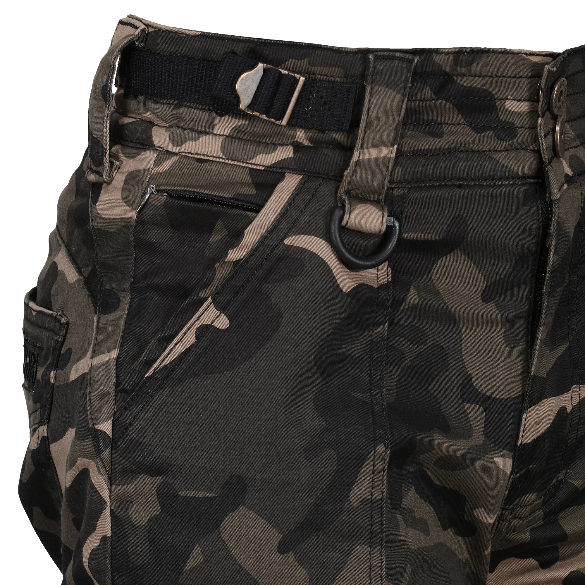 Motogirl Lara Cargo Camo Trousers