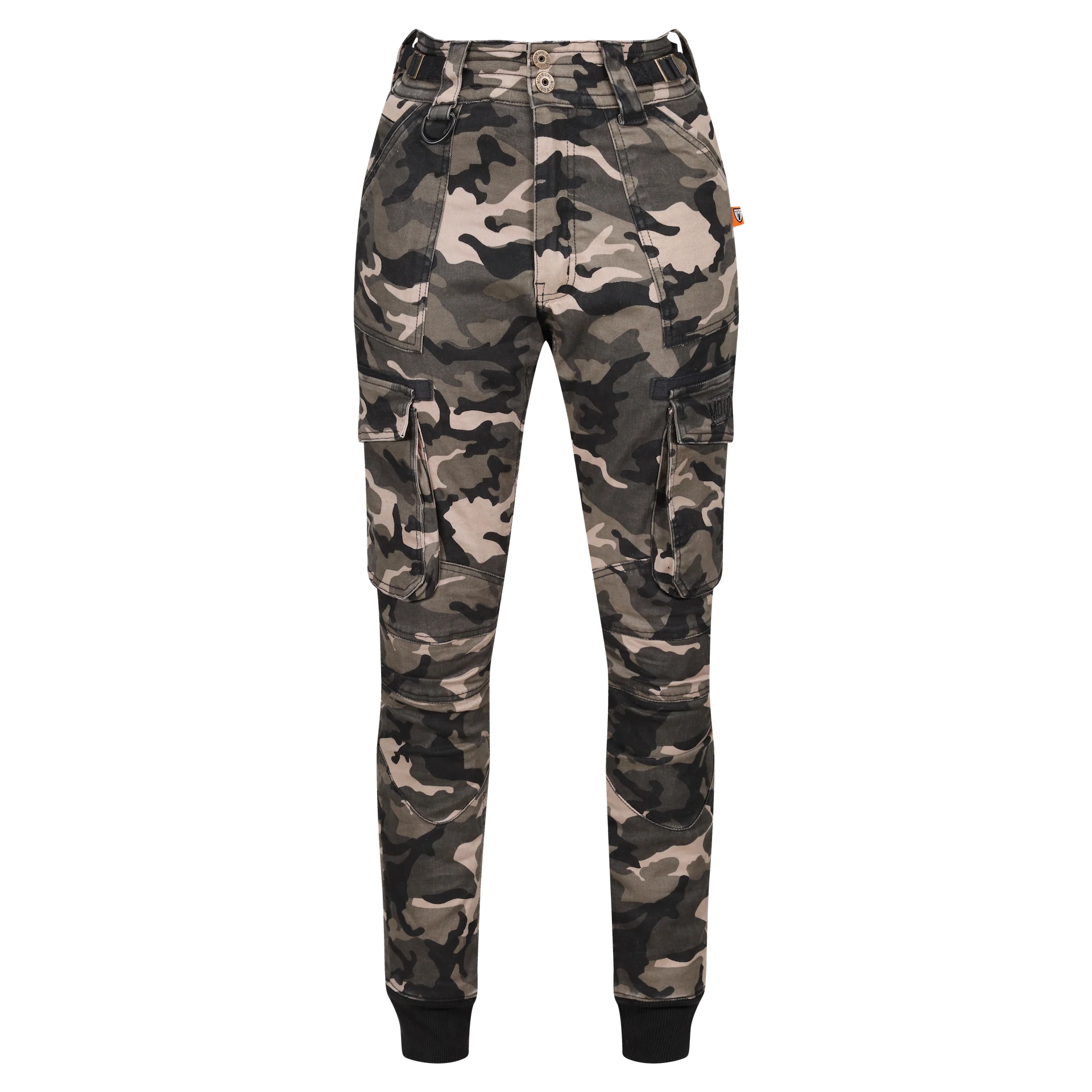 Motogirl Lara Cargo Camo Trousers
