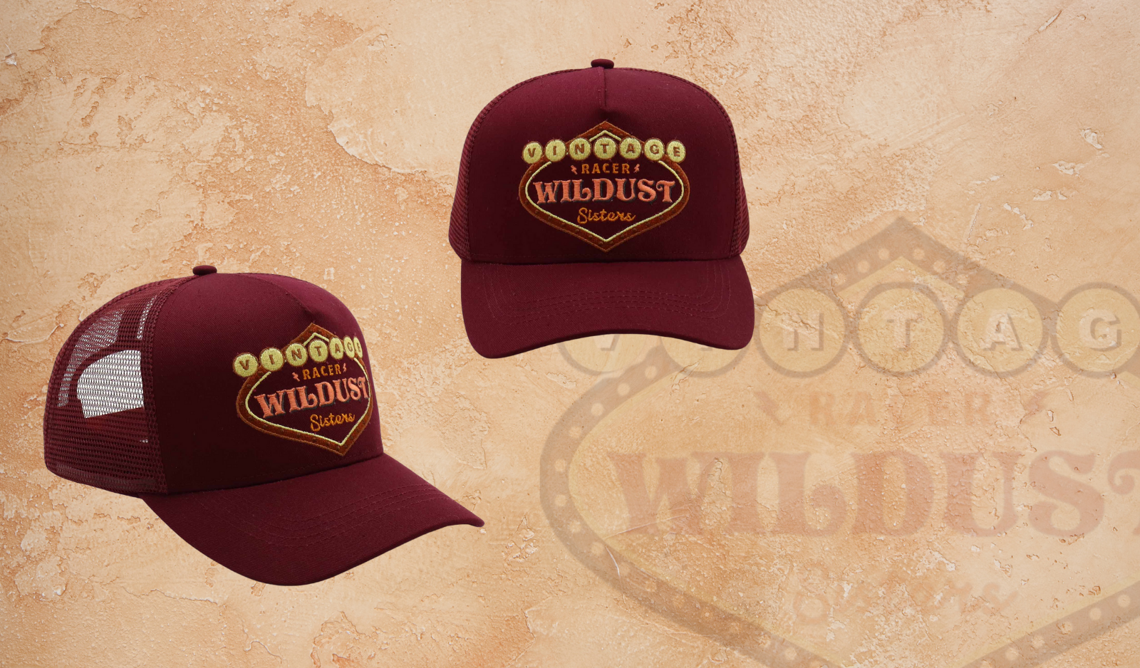 WILDUST SISTERS TRUCKER CAP - VEGAS