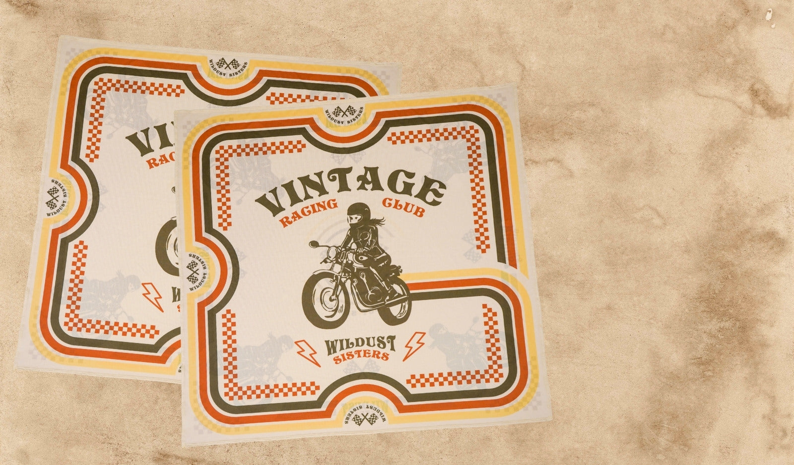 Wildust Sisters Vintage Racer Scarf