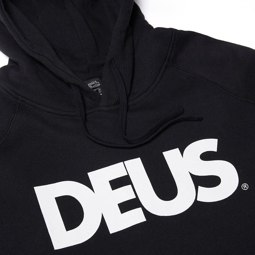Deus All Caps Hoodie - Black