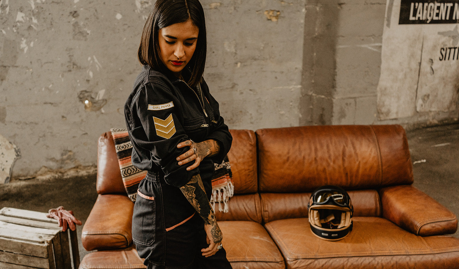 Wildust Sisters RETRO JUMPSUIT, ASPHALT