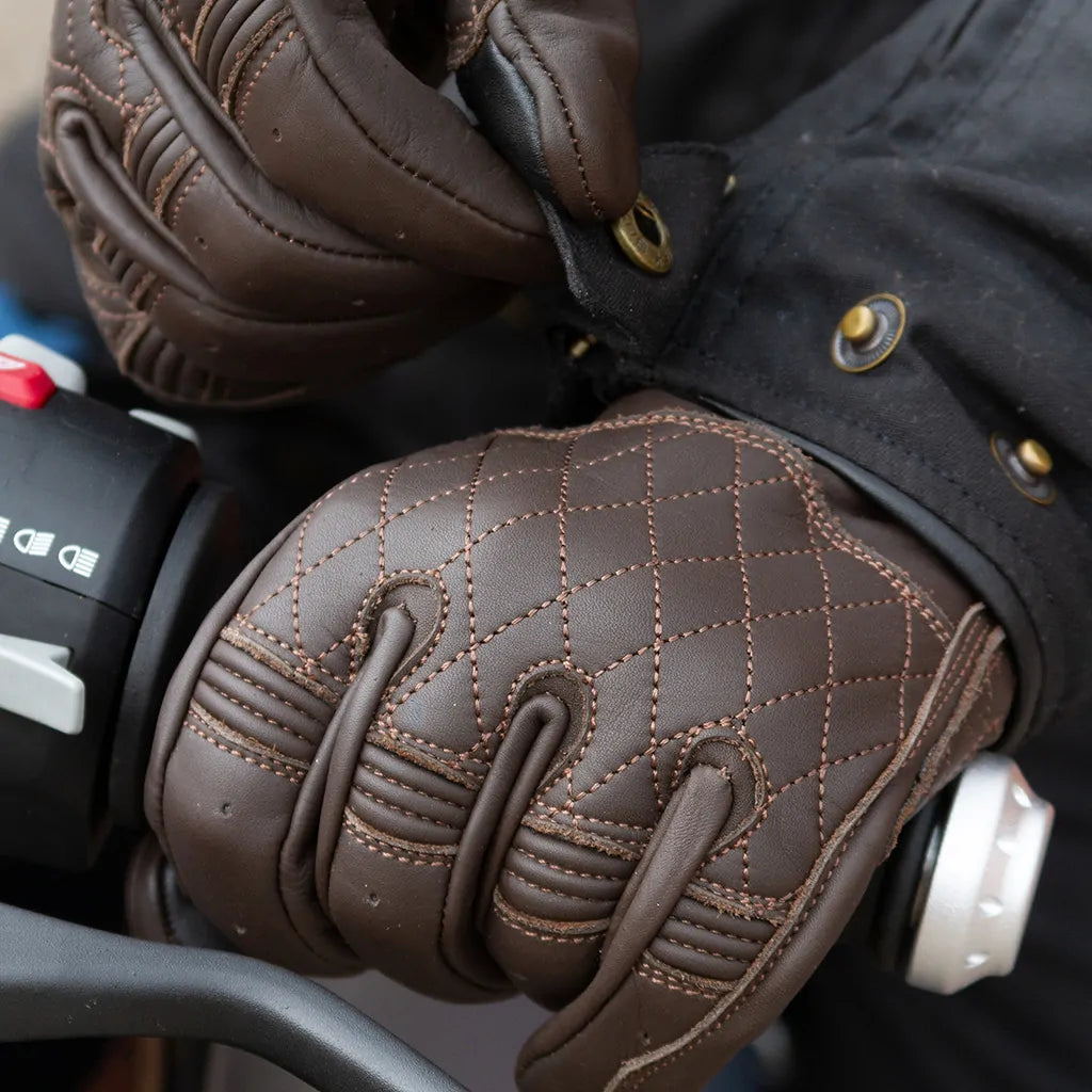 Merlin Skye Leather Glove Black Ladies
