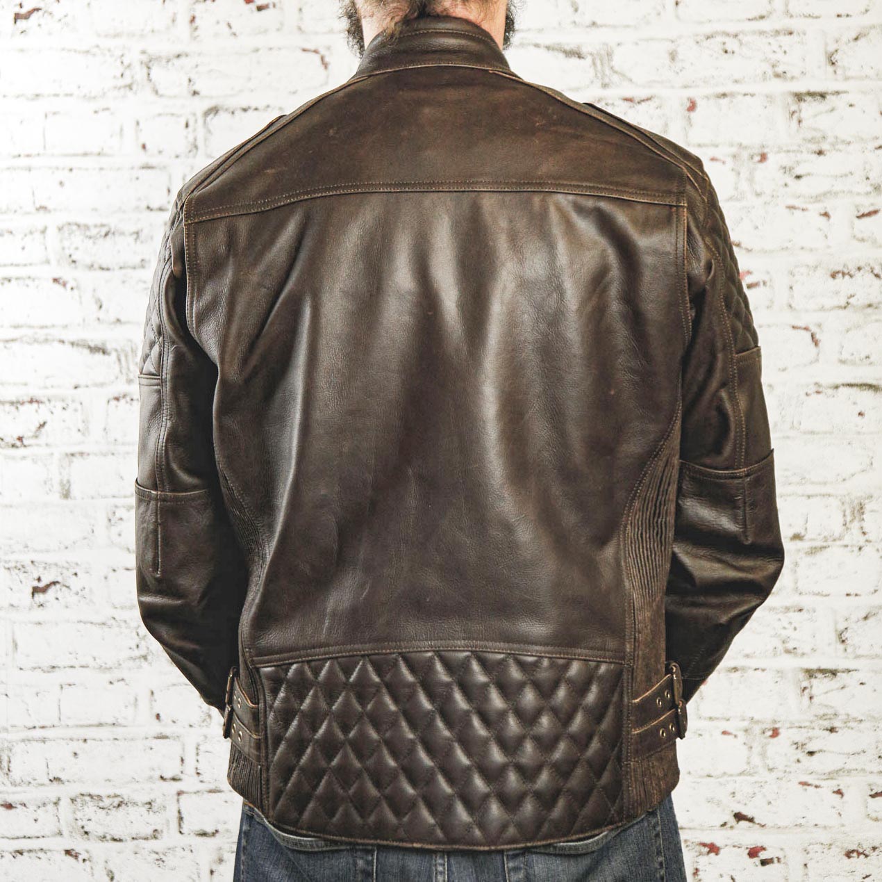 Age of Glory Kingpin leather jacket brown
