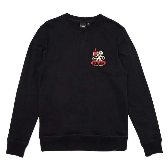 Deus Fossil Fuel Crew - Black