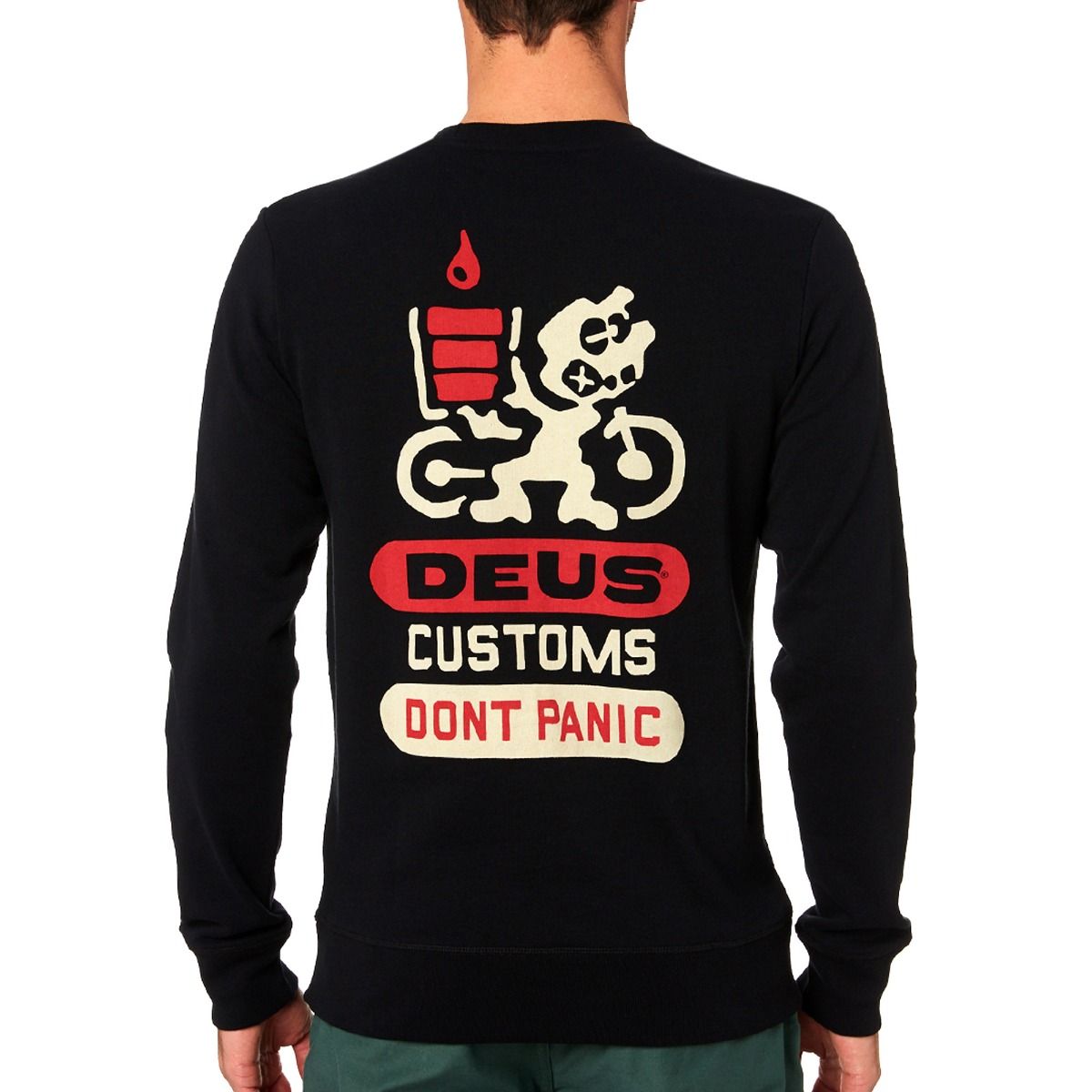 Deus Fossil Fuel Crew - Black