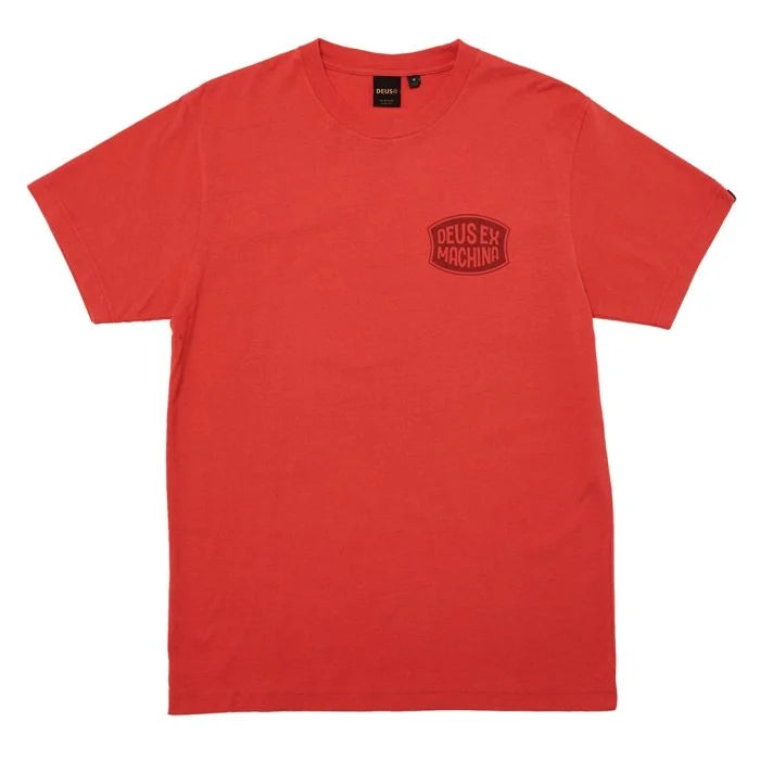 Deus Sparrows Plight Tee Ribben Red
