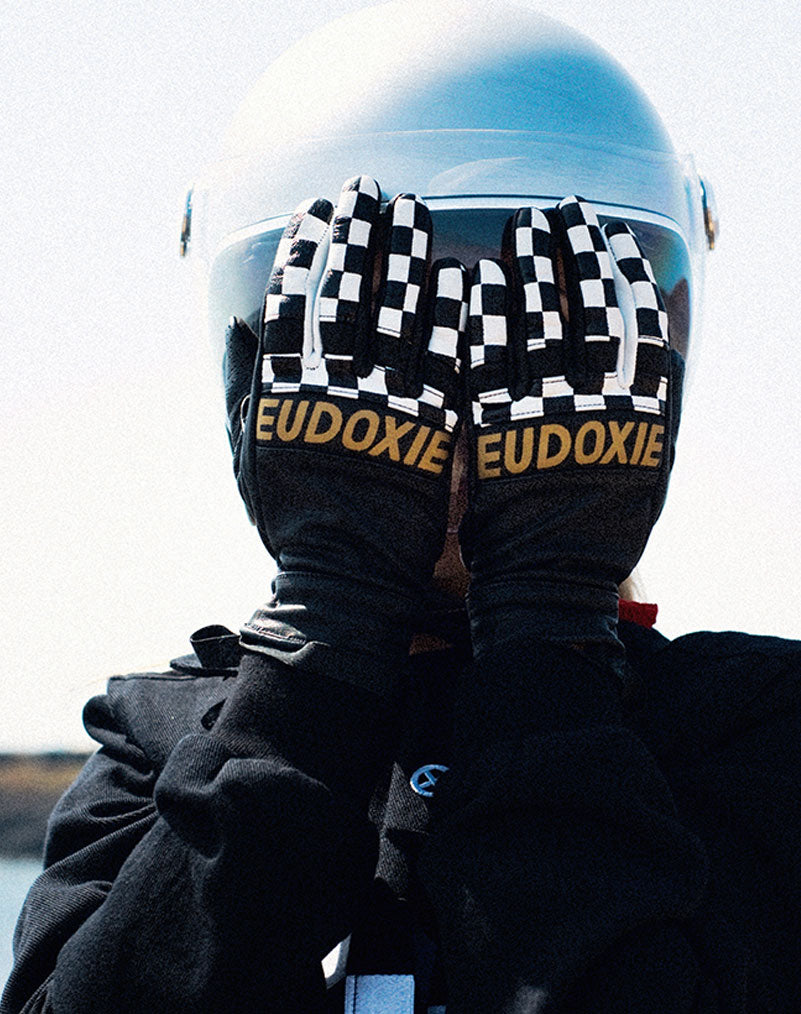 Eudoxie Black and Gold Gloves