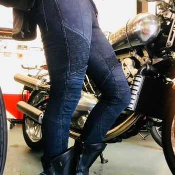 Motogirl Ellie Jeans Blue