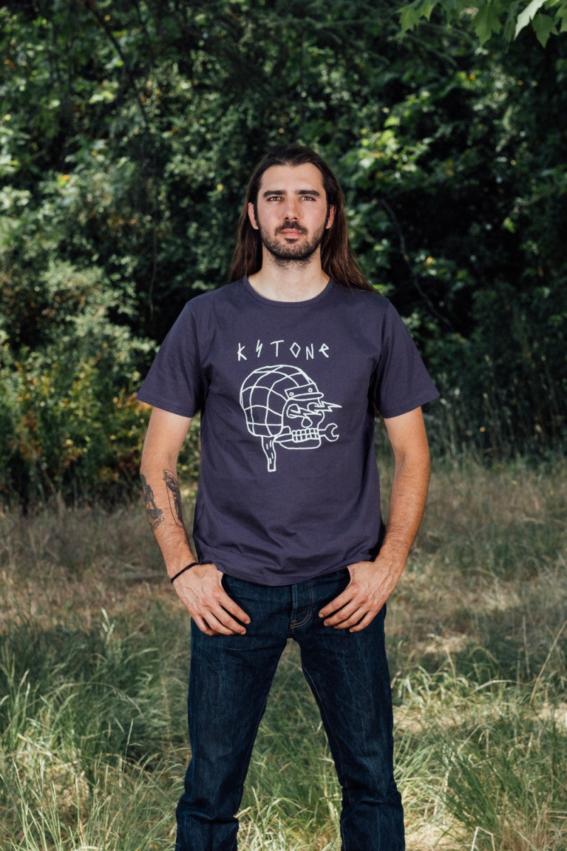 Kytone outline Purple Tee
