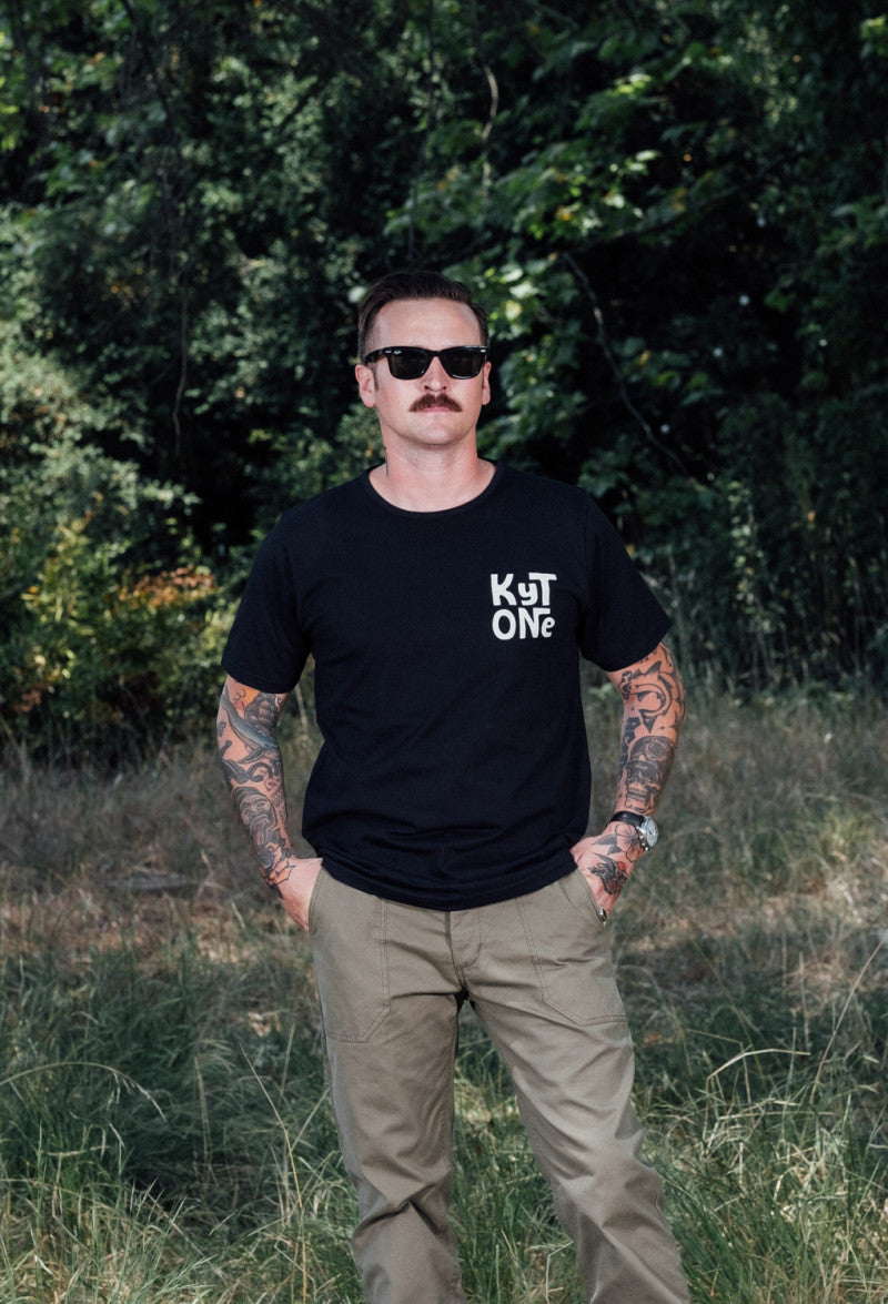 Kytone Stamp Black Tee