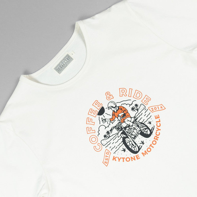 Kytone Coffee & Ride Tee White