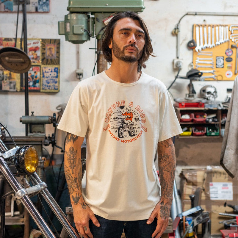 Kytone Coffee & Ride Tee White
