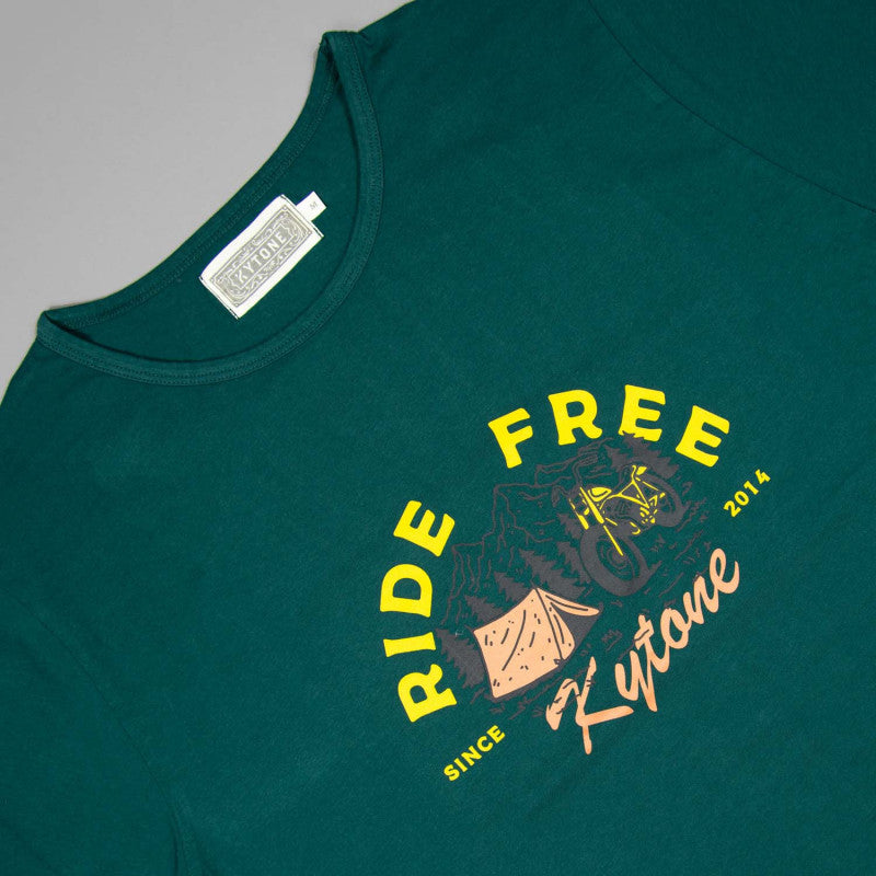 Kytone Ride Free Green Tee